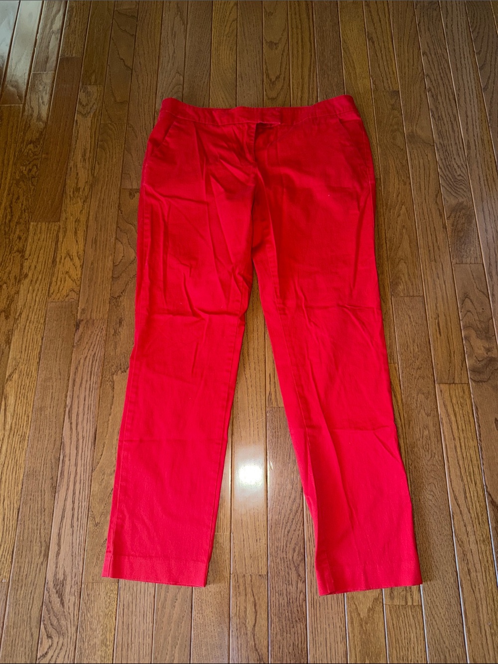 New York & Company Red Skinny Chinos